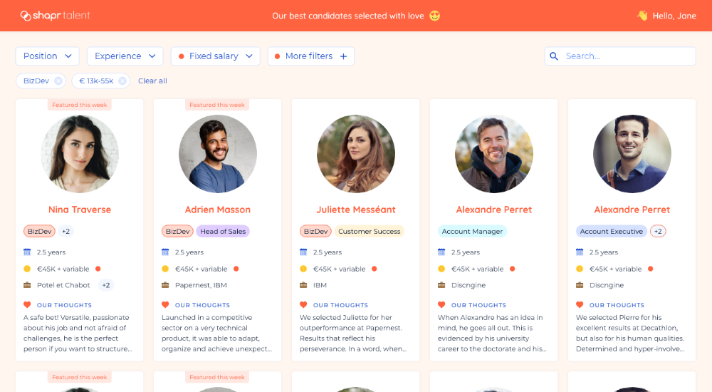 Shapr Talent Image
